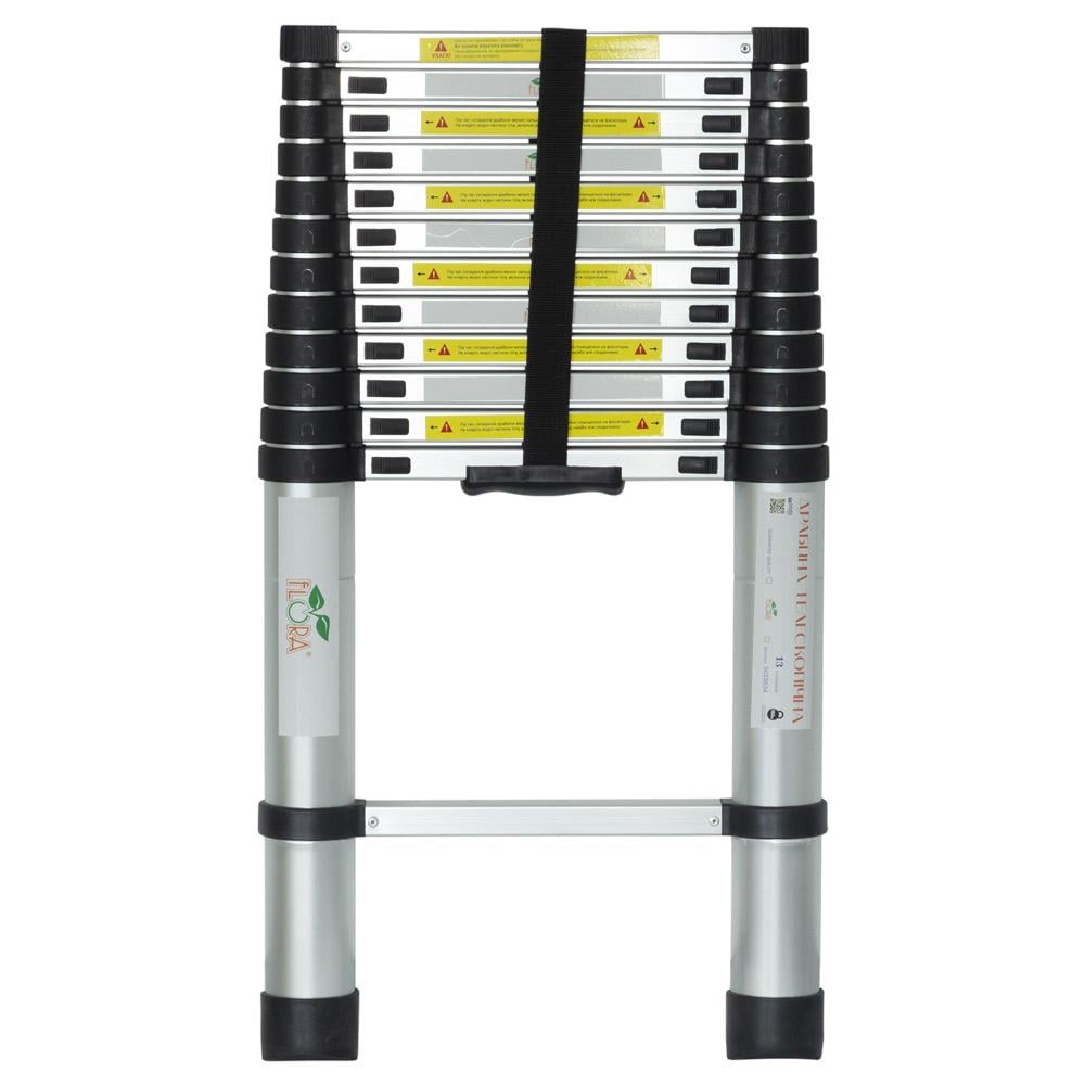 Лестница телескопическая Flora 13 ступеней 3,8 м (5033634)