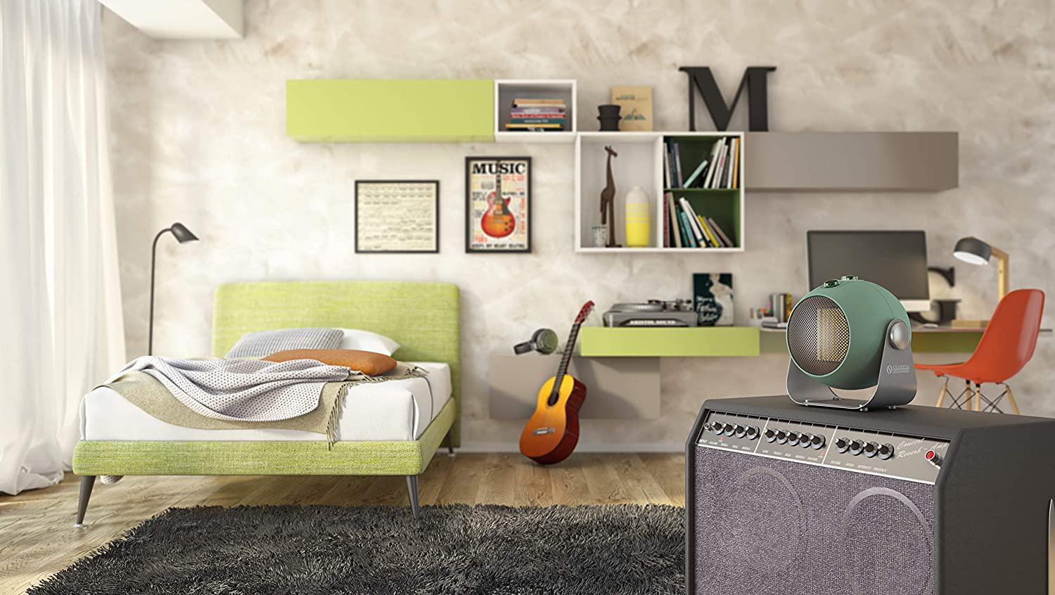 Тепловентилятор керамічний Olimpia Splendid Caldodesign S Зелений (99404) - фото 5