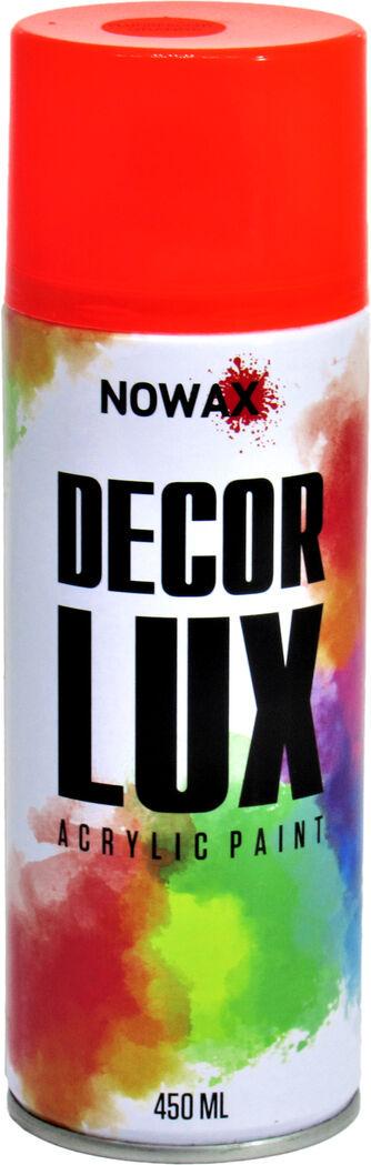 Автофарба Nowax Decor Lux флуоресцентна 450 мл Помаранчевий (0122180) - фото 1