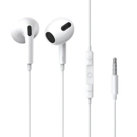 Наушники проволочные BASEUS Encok H17 Lateral In-Ear Wired Earphone 3,5 мм Белый Наушники проволочные BASEUS Encok H17 Lateral In-Ear Wired Earphone 3,5 мм Белый
