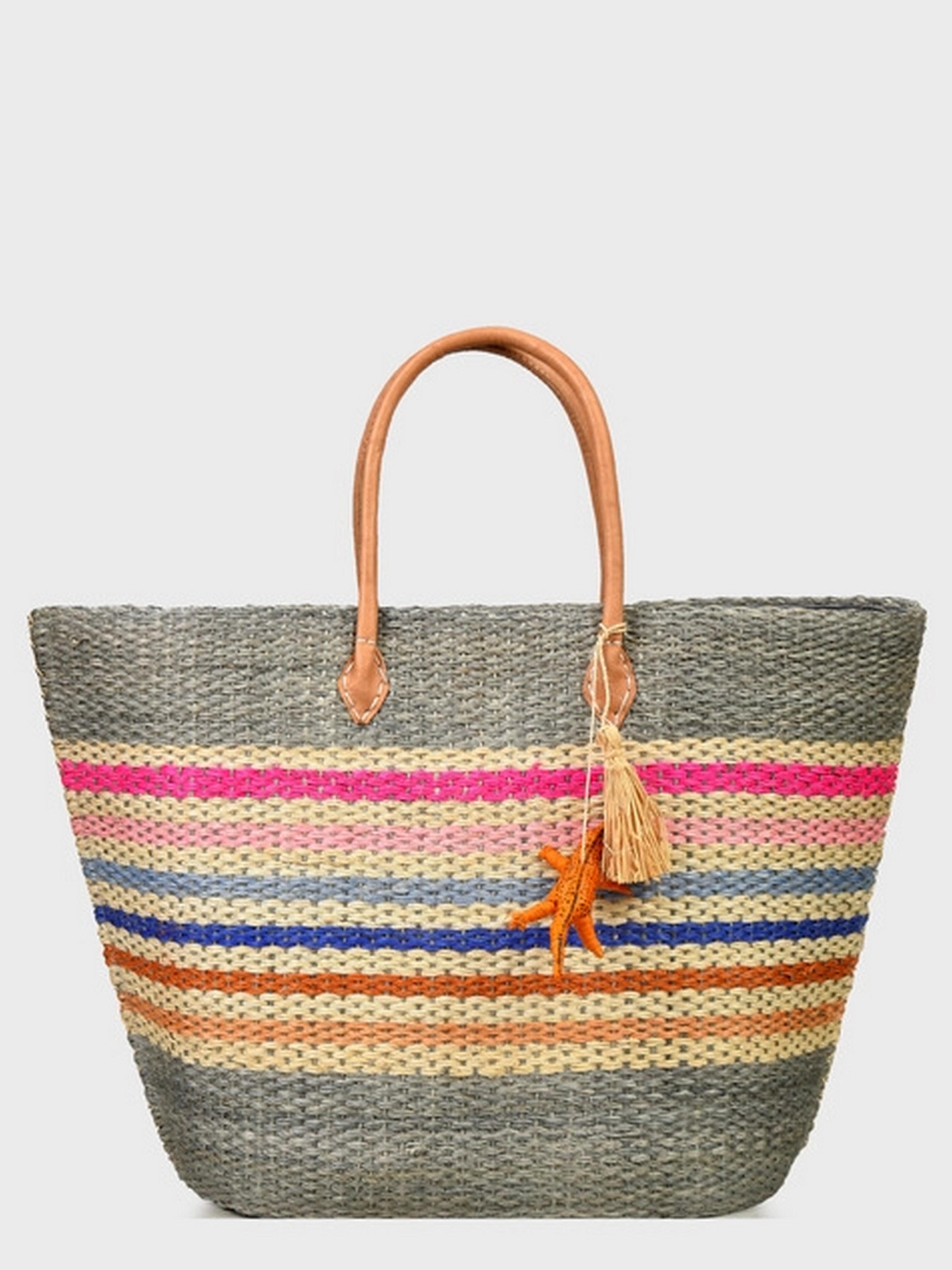 Сумка пляжная LE COMTOUR DE LA PLAGE Kirindy SGM GRI One size Gris (ZIK0000018201)