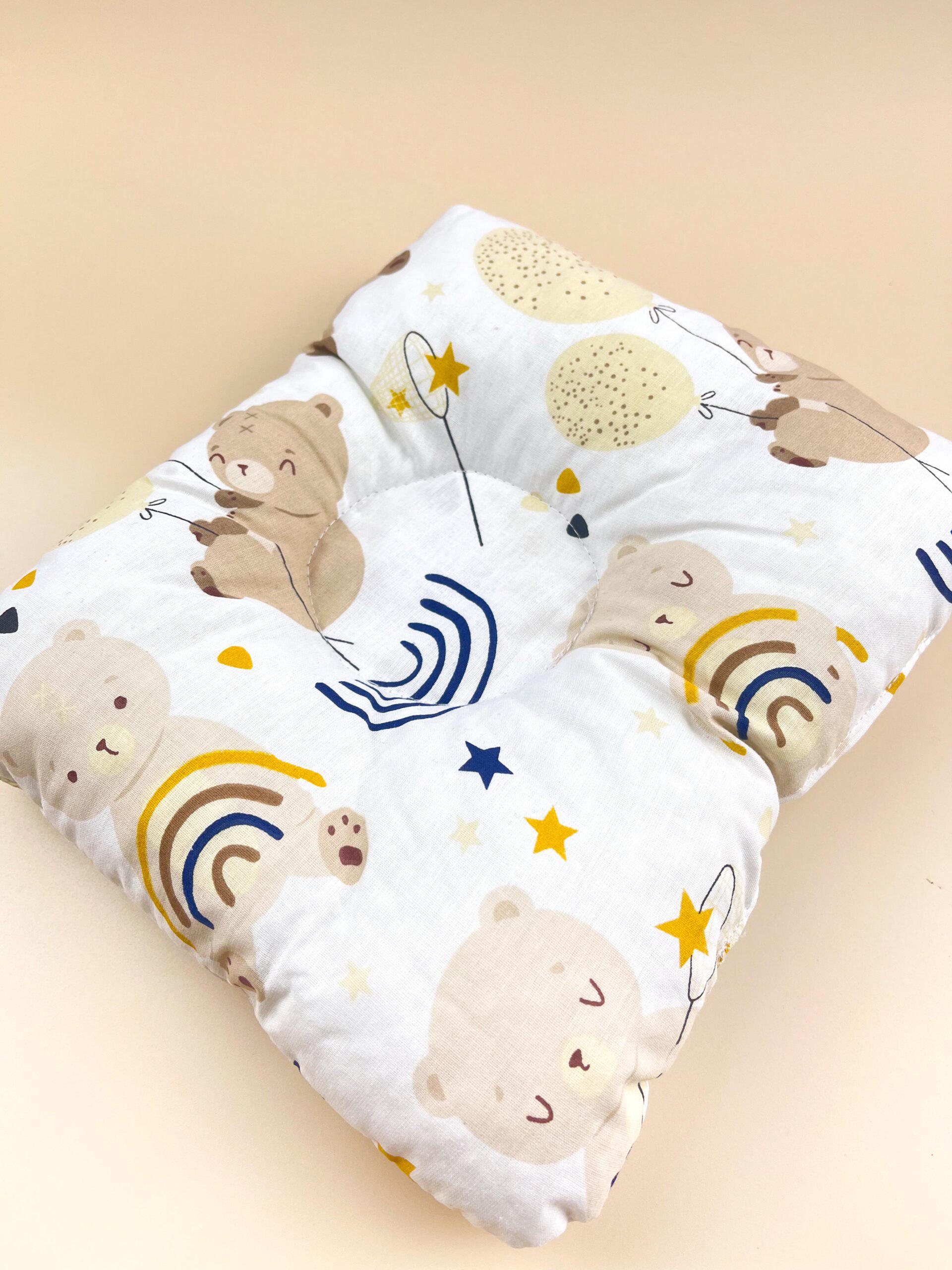 Подушка ортопедическая для новорожденных №19 Медвежонок с радугой (142943) Подушка ортопедическая для новорожденных №19 Медвежонок с радугой (142943)