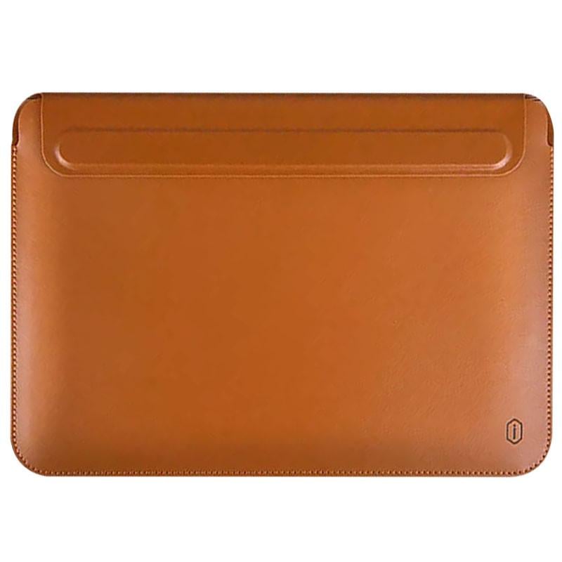 Чехол противоударный с подставкой WIWU SKIN PRO Portable Stand Sleeve для MacBook 14,2" Коричневый (00000064868_2)