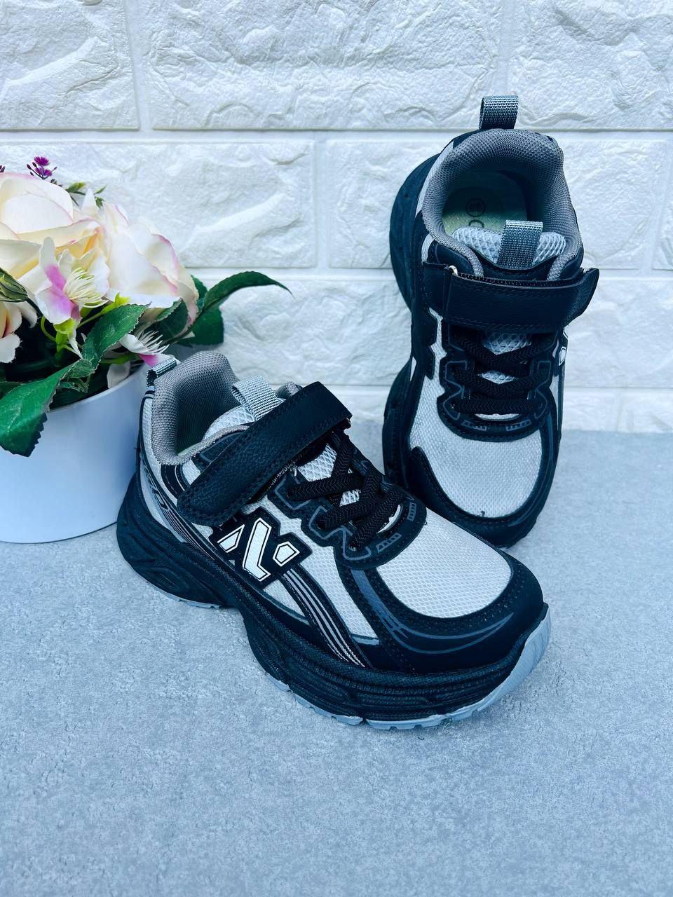 Кроссовки для мальчика Clibee 2032 р. 32 19,3 см Черный/Серый (2032)