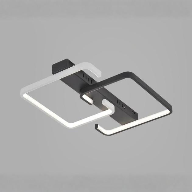 Люстра стельова світлодіодна Valeso LP-DA10461 BK 24W з металевим каркасом 3000/4000/6000К IP20 Чорний (00000139158)