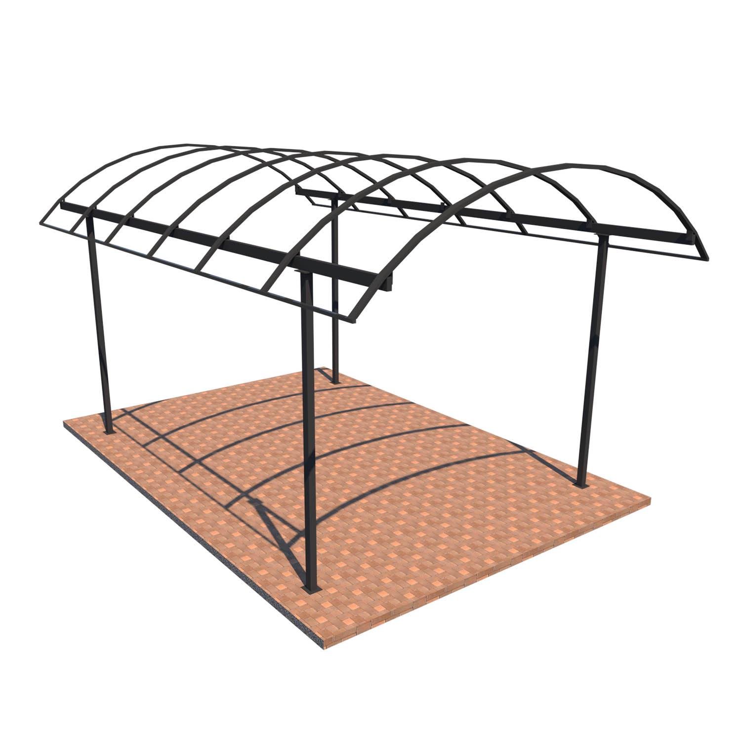 Навес автомобильный Арковый Собери Сам 6000х4000 мм (1715354778)
