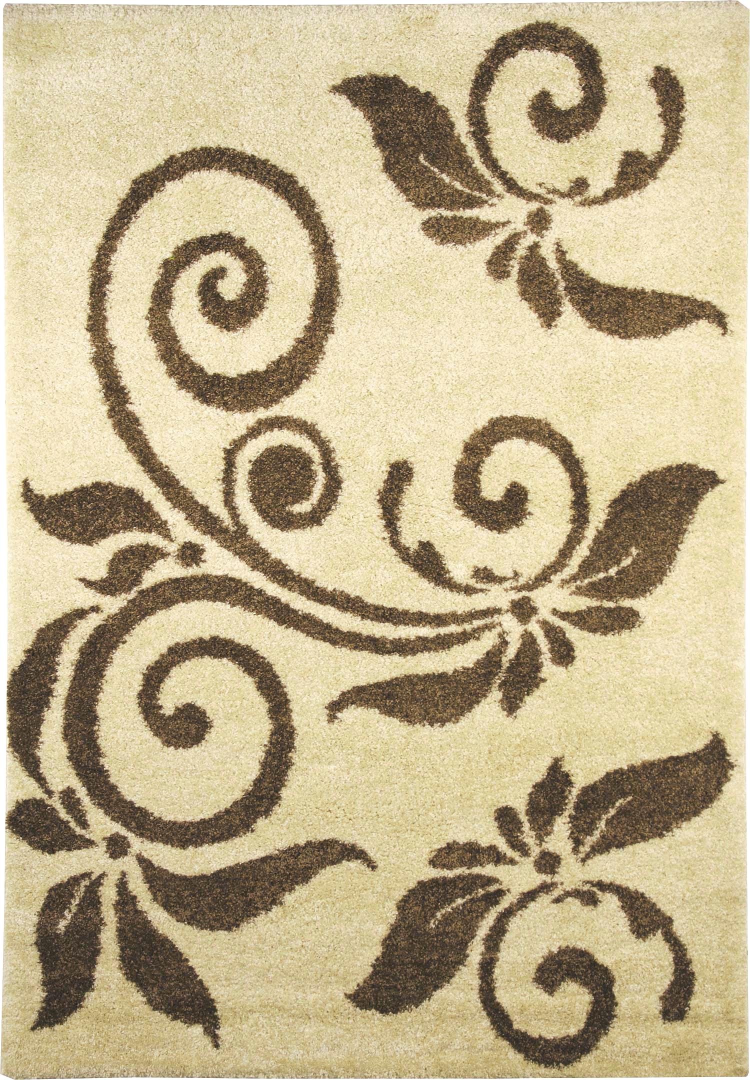 Ковер с длинным ворсом Karat Fantasy 12519/89 1,6x2,3 м прямоугольный Кремовый (00-00005376)