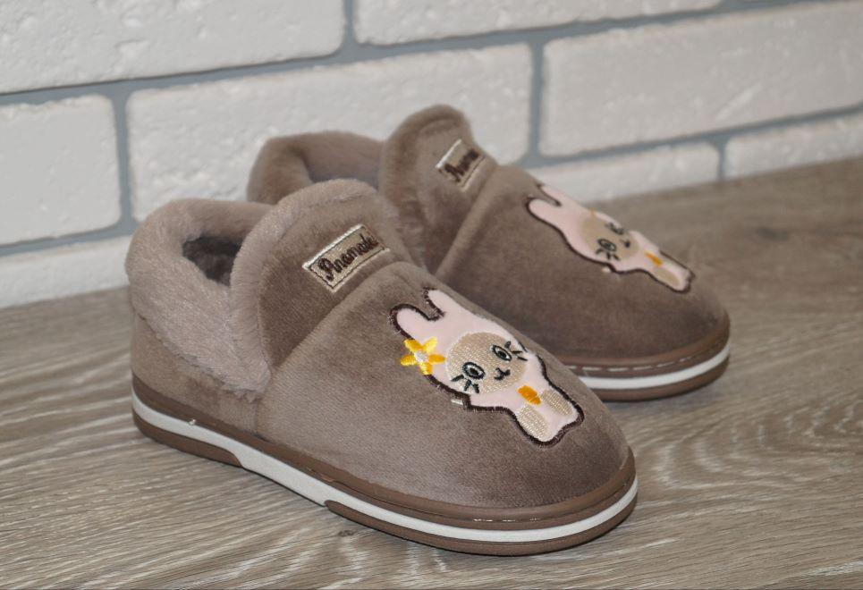 Тапочки комнатные Lion р. 32/33 20 см Коричневый (30656-3233)