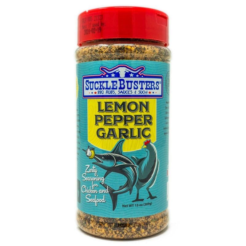 Приправа SuckleBusters Lemon Pepper Garlic для рыбы/птицы 369 г (2281073226)