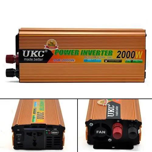 Преобразователь UKC PO-495 AC/DC 2000W SSK автомобильный - фото 4