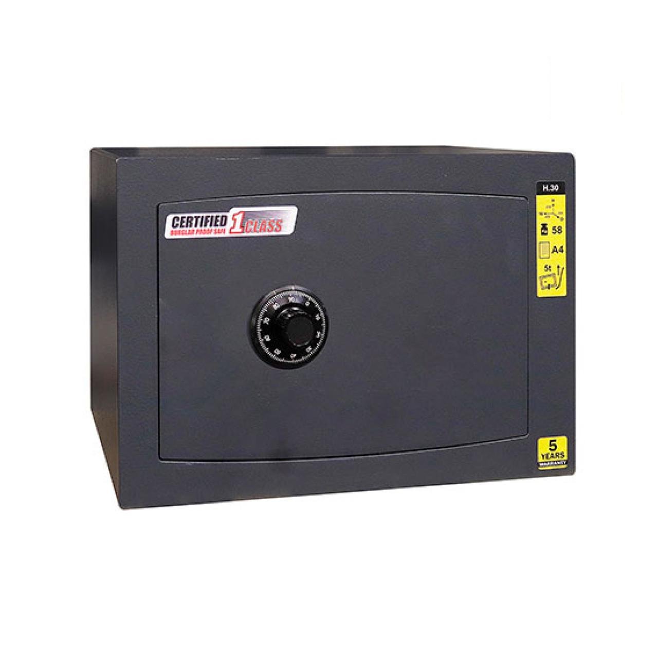Сейф взломостойкий Griffon H.30.C Dark Grey (25763605)