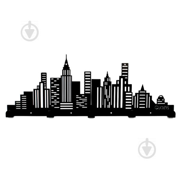 Вешалка настенная Glozis City H-053 50 х 18 см