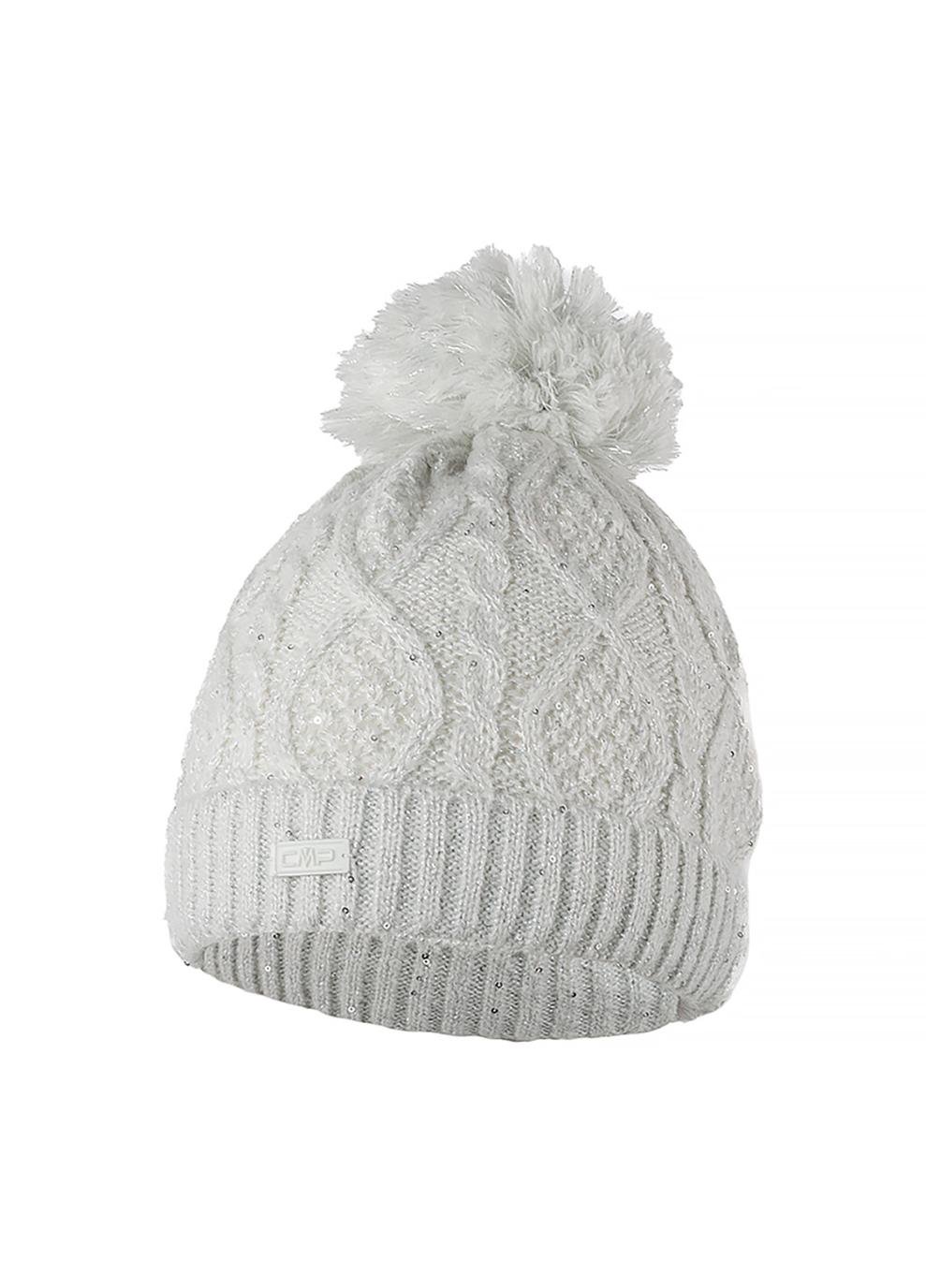 Шапка жіноча CMP WOMAN KNITTED HAT One size Сірий (7d5505608-A425 One size)