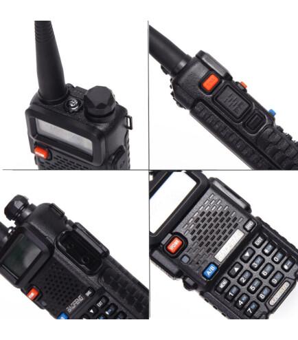 Рация Baofeng UV-5R и гарнитура c кнопкой РТТ Black (13391) - фото 5