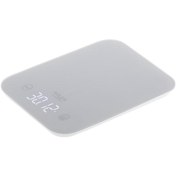 Ваги кухонні електронні Adler AD 3181 до 10 кг 2хАААА скляні з автовимкненням Grey (AD3181G) - фото 2 Ваги кухонні електронні Adler AD 3181 до 10 кг 2хАААА скляні з автовимкненням Grey (AD3181G) - фото 2