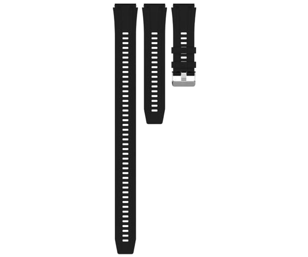 Ремешок Silicone для смарт-часов Fossil Gen 6 44 мм 22 мм Черный