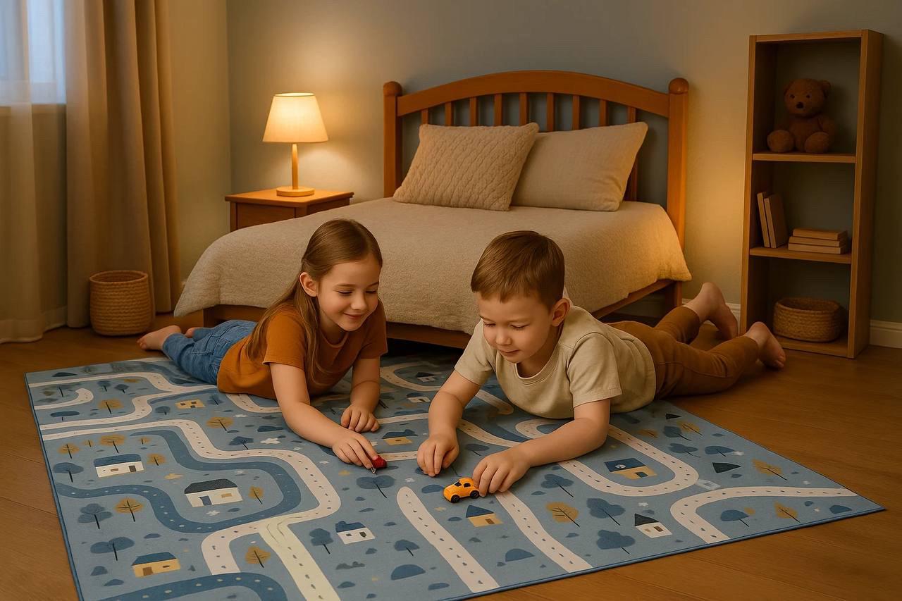 Килимок дитячий Лісове містечко товщина 11 мм пінополіетилен 120х200 см