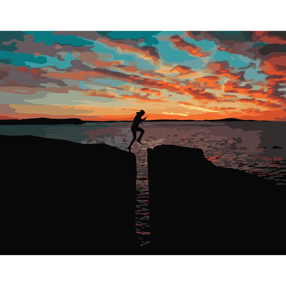 Картина за номерами Strateg Преміум Тренування на заході сонця 40x50 см (GS279) Картина за номерами Strateg Преміум Тренування на заході сонця 40x50 см (GS279)