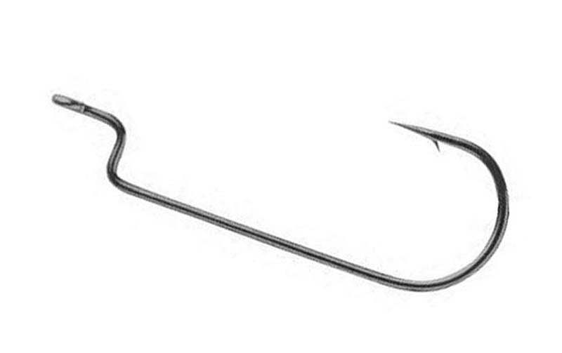 Крючок офсетный Bass Pro Shops XPS Offset Round Bend №2/0 25 шт. Черный (7904)