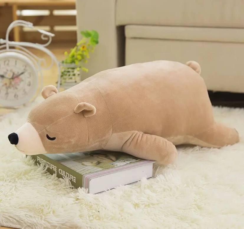 Мягкая игрушка-подушка Мишка 90 см Коричневый (980564) - фото 3