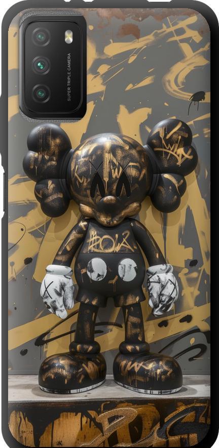 Чехол на Xiaomi Poco M3 Bronze kaws (6097b-2200-42517)