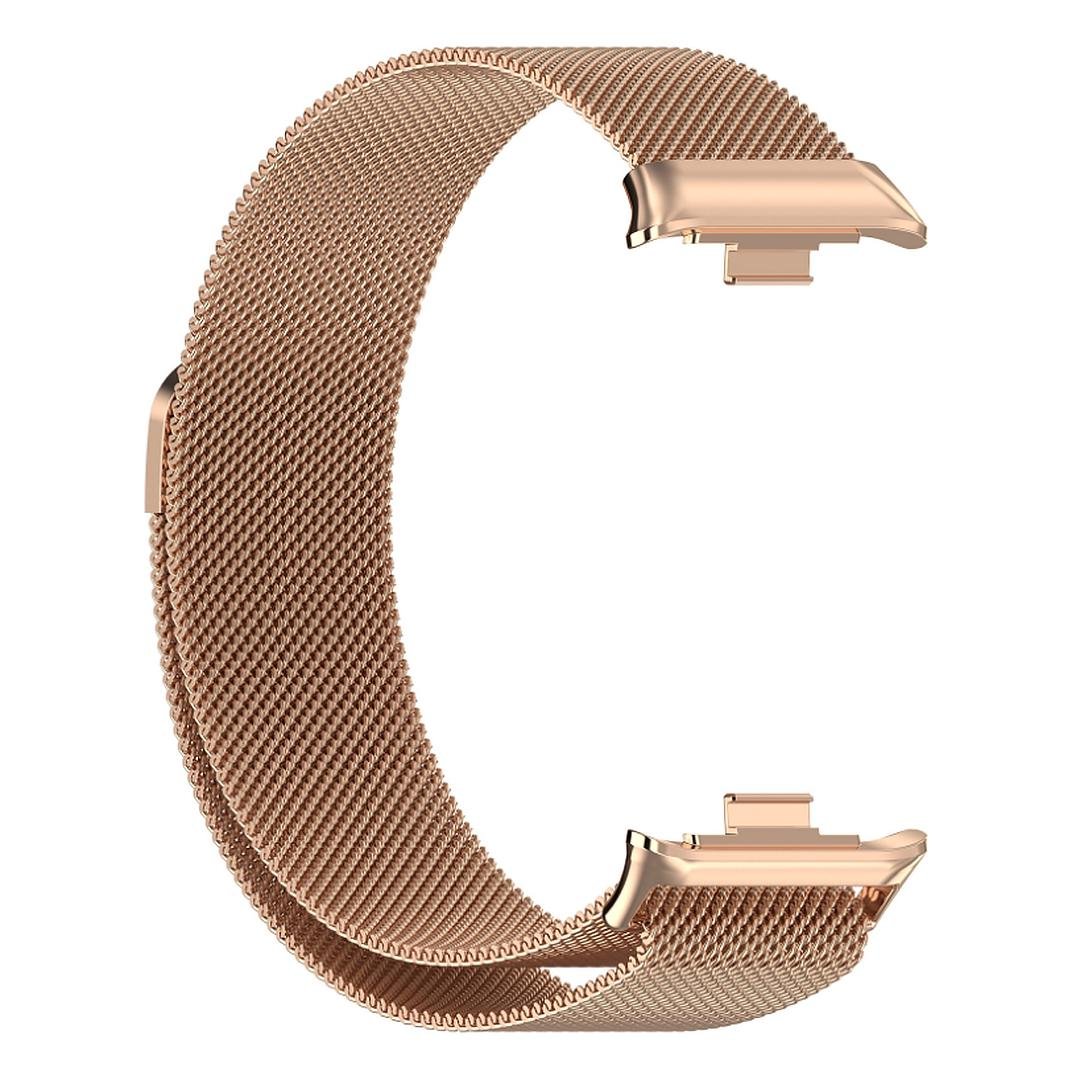 Ремешок металлический Milanese Loop для Xiaomi Smart Band 8 Pro Rose Gold (ECR_8513) - фото 2