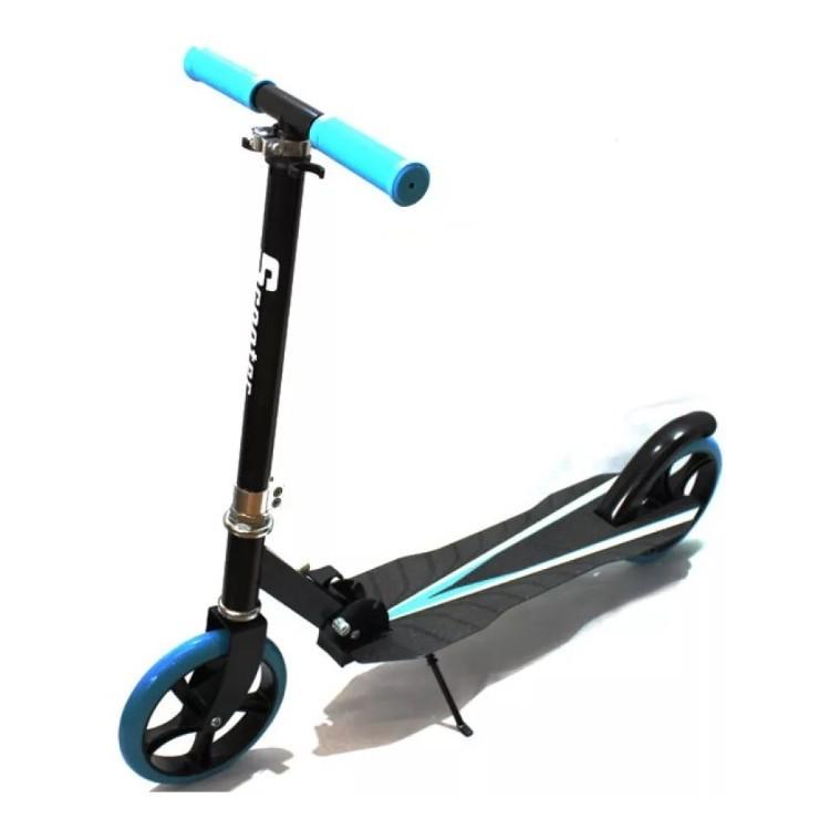Самокат Bavar Sport с ножным тормозом Голубой (438341)