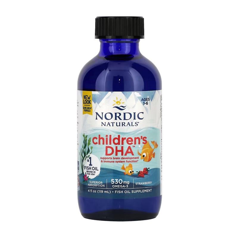 Омега-3 Nordic Naturals Children's DHA 119 мл Полуниця