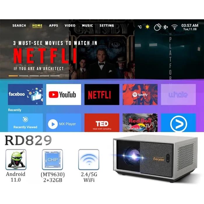 Проектор Everycom RD829 Full HD Android 11.0 (RD829_14799) - фото 2