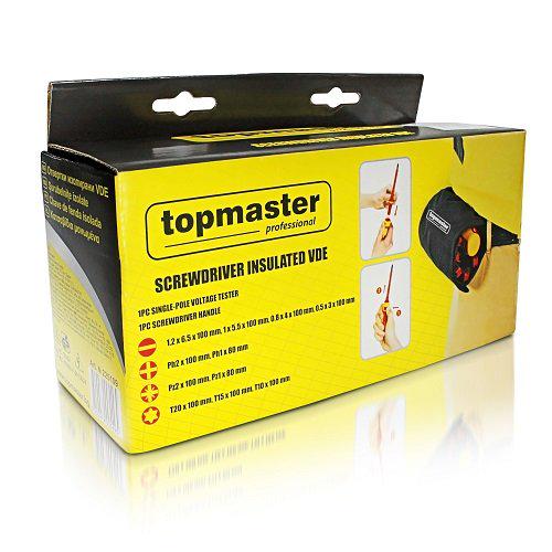 Набір біт з тримачем Topmaster 1000 V 13 шт. (225109) - фото 2