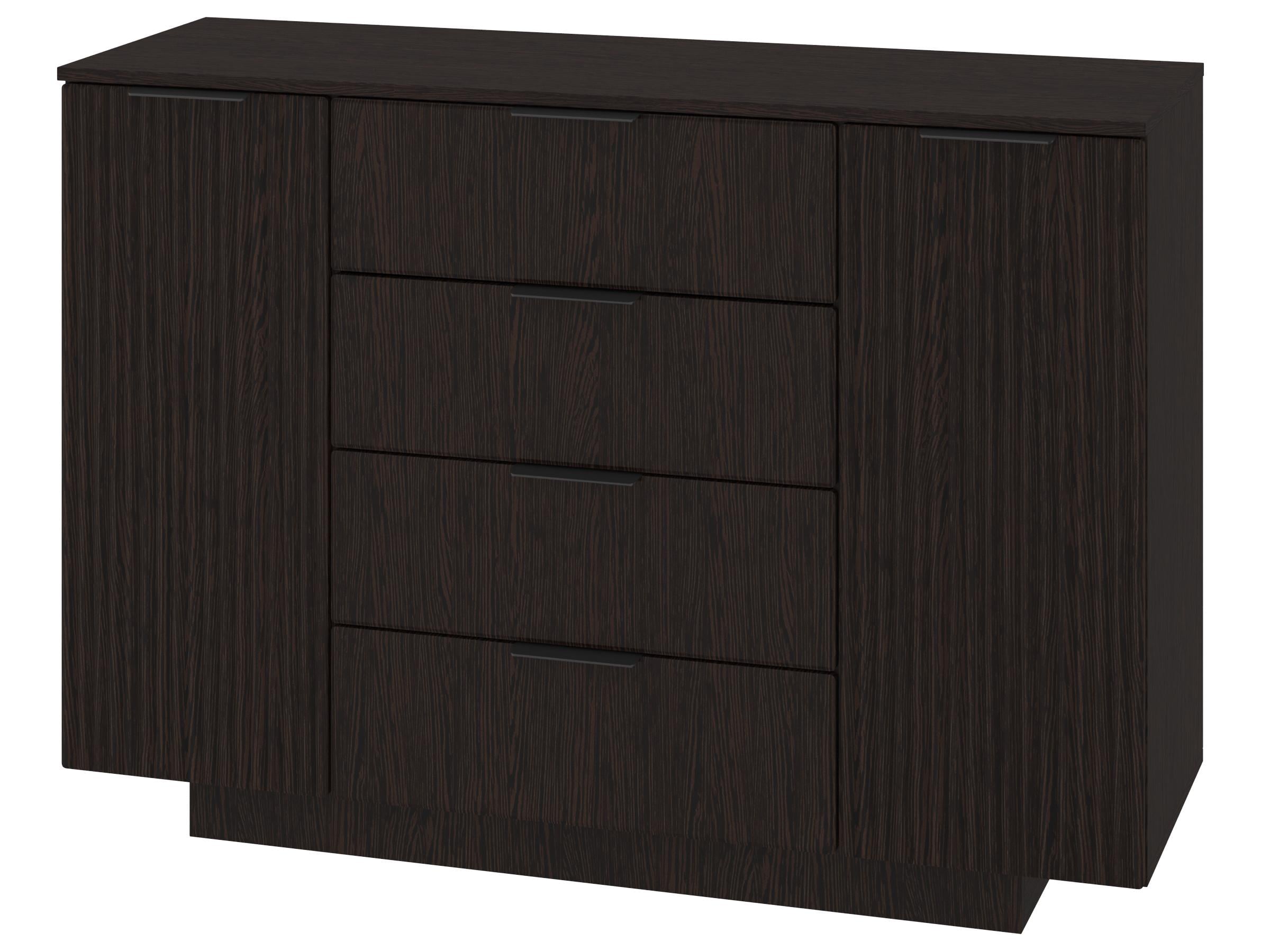 Комод с ящиками PEHOTIN К-6 МДФ ДСП/МДФ 128х43х91,5 см Венге (PN-100665)