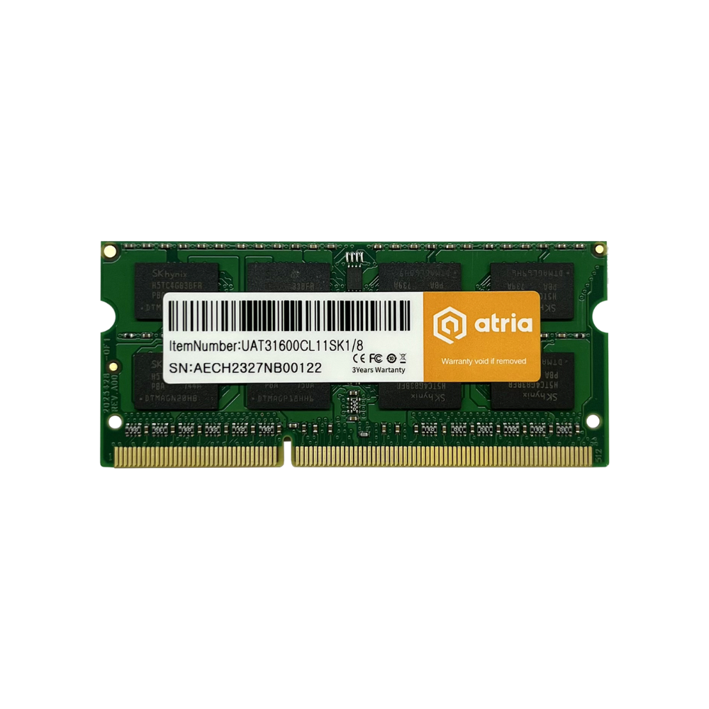 Оперативная память Atria UAT31600CL11SK1/8 DDR3/8 Gb/1600 МГц для ноутбуков (586687) - фото 2