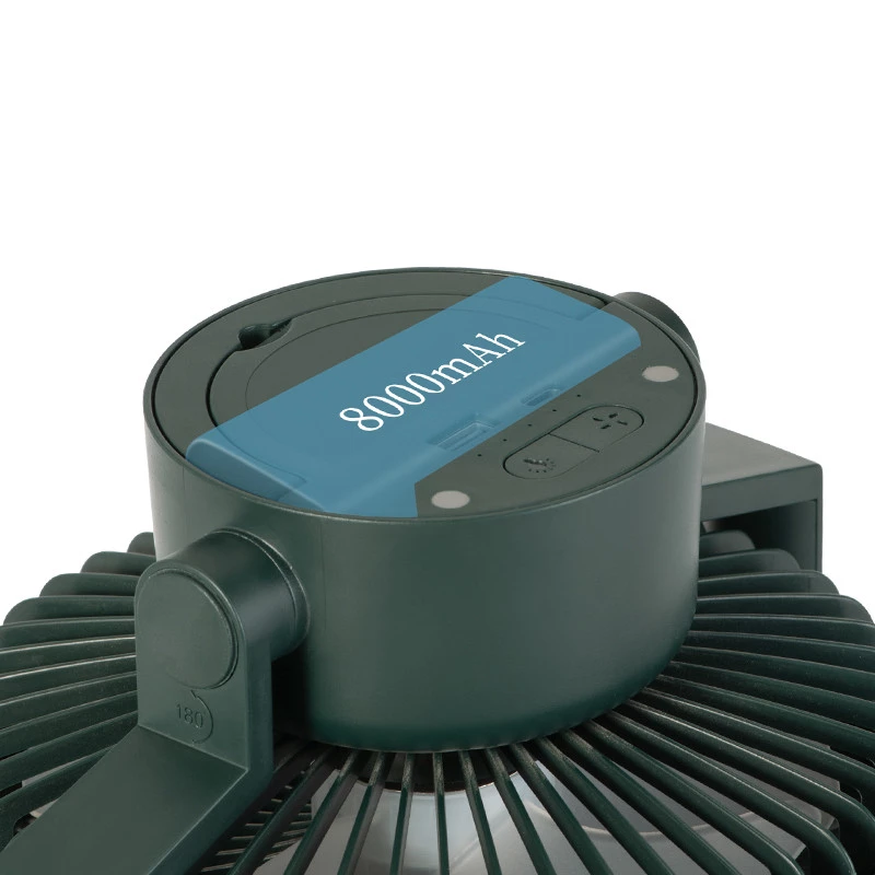 Вентилятор-фонарь Naturehike NH21ZM003 Зеленый - фото 3