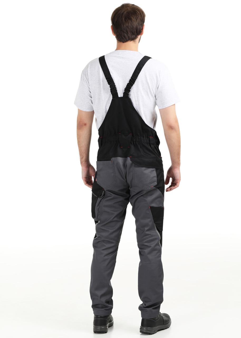 Полукомбинезон рабочий Патриот 55500032 р. 56-58 180-191 см Серо-черный (2564976183) - фото 2 Полукомбинезон рабочий Патриот 55500032 р. 56-58 180-191 см Серо-черный (2564976183) - фото 2
