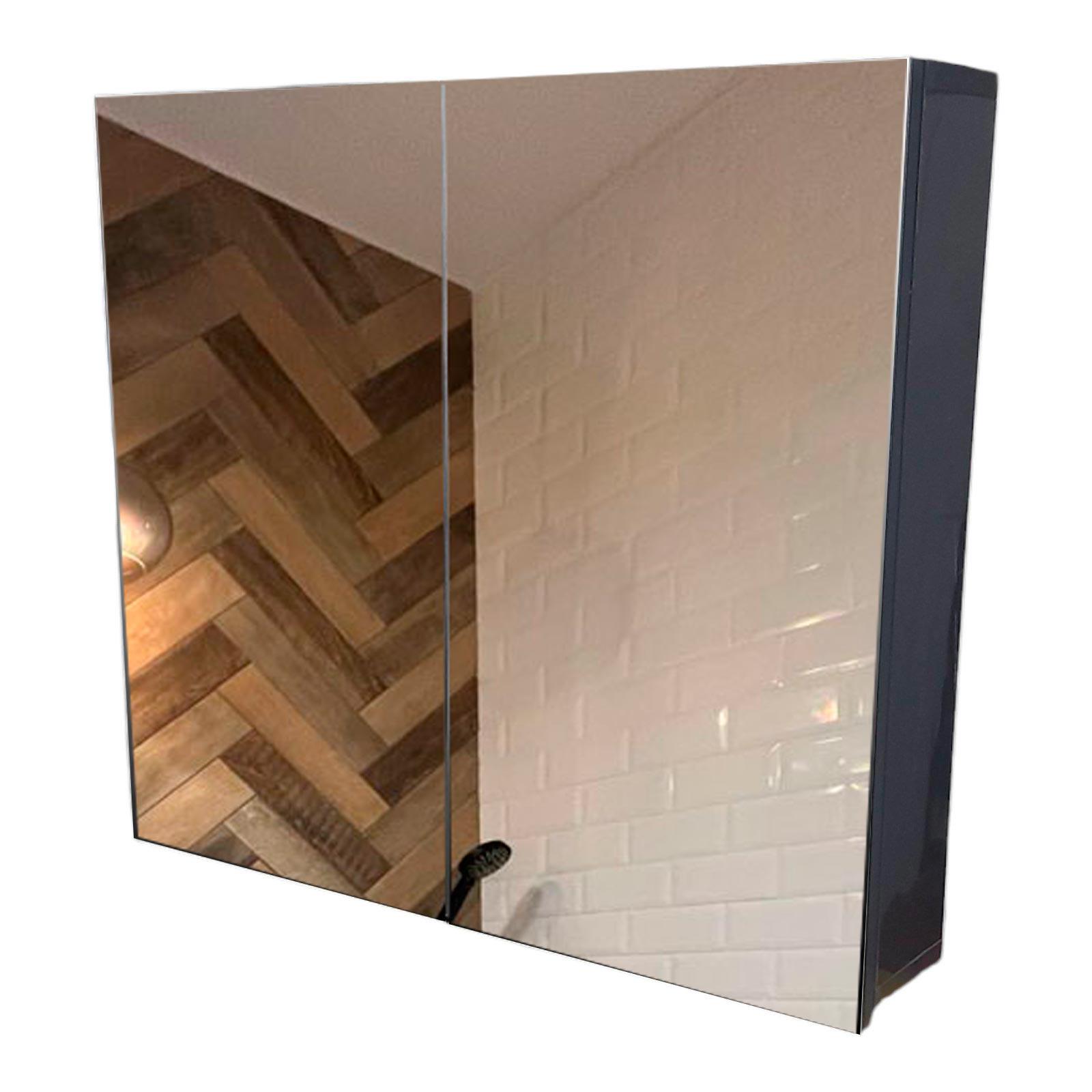 Шафа дзеркальна для ванної кімнати The MIX PL 8.2 пластикова 60 см (2347) - фото 2