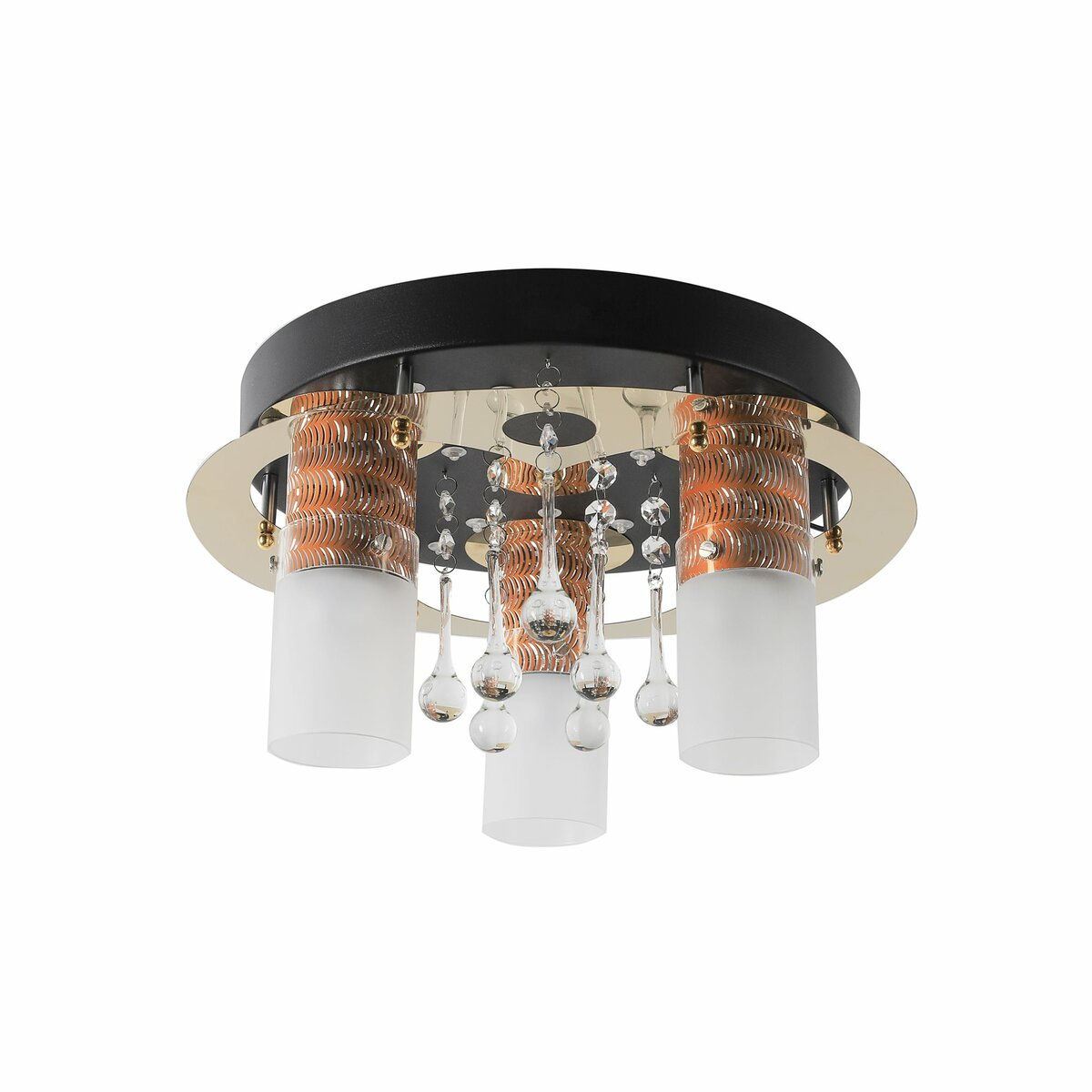 Люстра Sirius N 8080-3 BK+GD светодиодный космос (11515749)