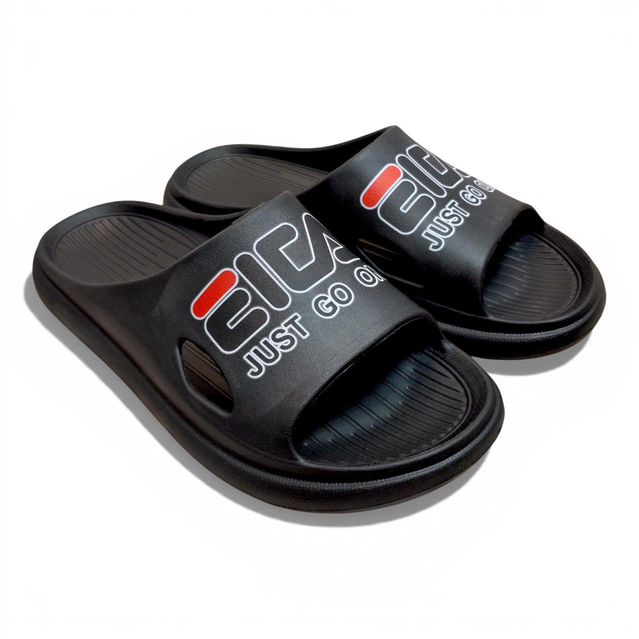 Шльопанці підліткові Krok для хлопчиків р. 41 25 см Чорний (2865105256)