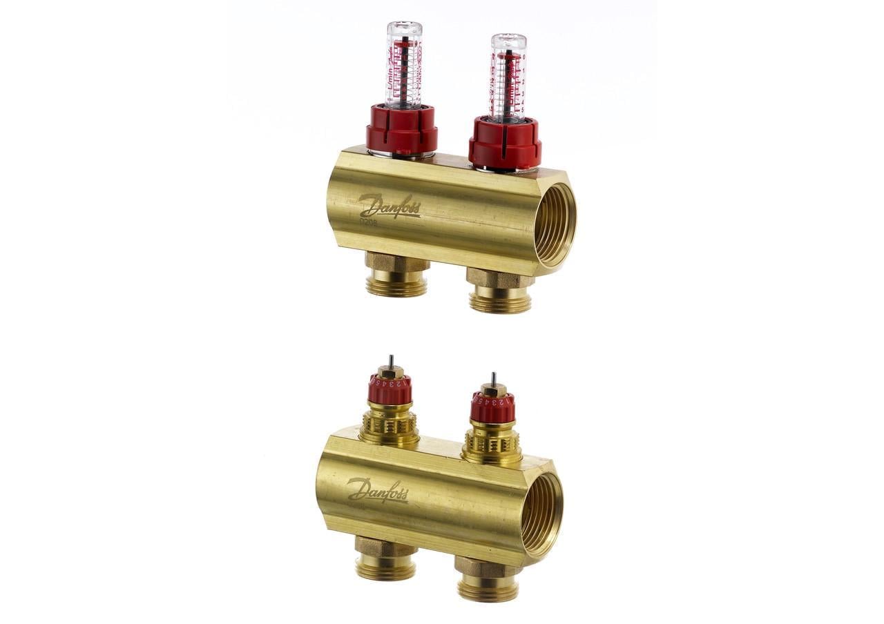 Коллектор Danfoss 2+2 с расходомерами FHF (088U0522)