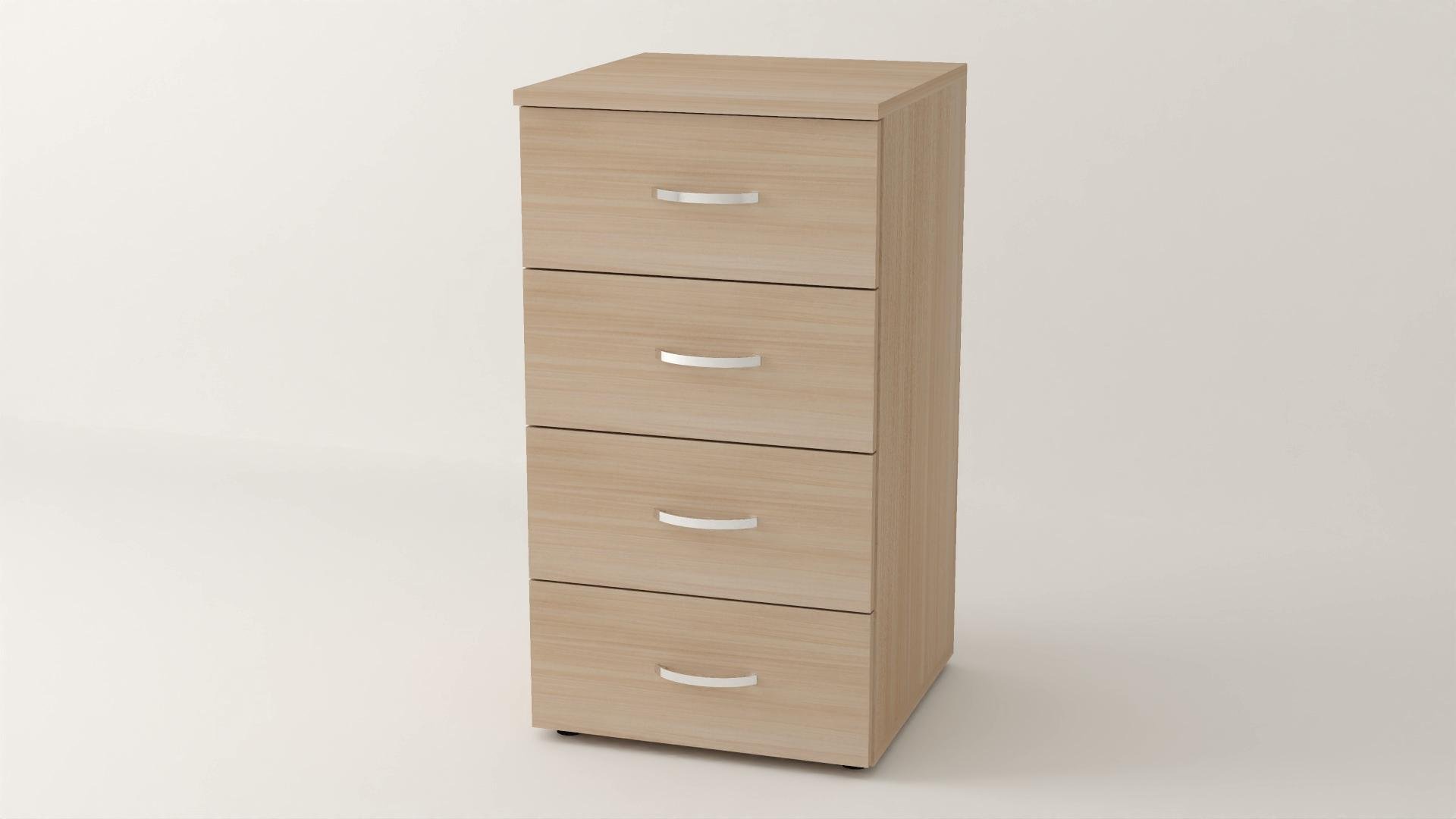 Комод Алекса ВК-8 62х45х82 см Дуб молочный - фото 1 Комод Алекса ВК-8 62х45х82 см Дуб молочный - фото 1