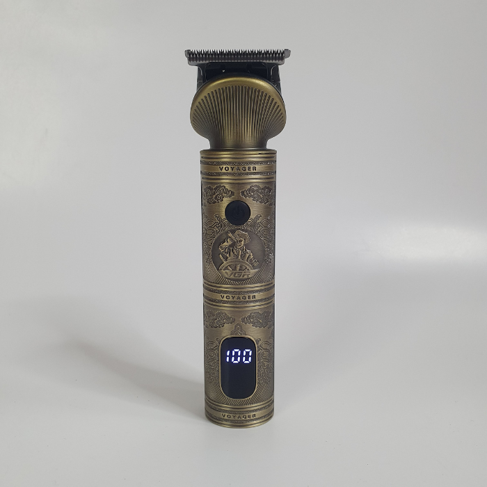 Тример VGR V-962 з дисплеєм та вбудованим акумулятором для стрижки волосся вусів та бороди (G-962)