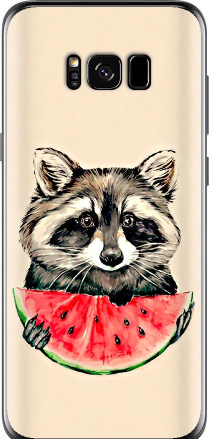 Чохол на Samsung Galaxy S8 Єнотик з кавуном (4605u-829-42517)