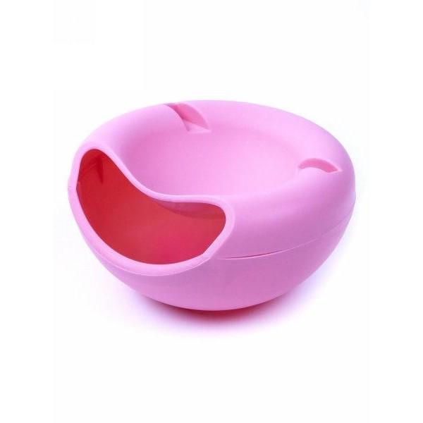 Миска для семечек LiZi ZX-EL-1191 двойная Розовый