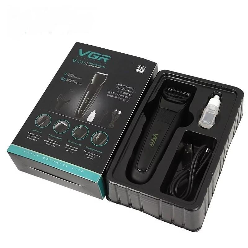 Машинка для стрижки VGR V-015 Professional Black (40949-V-015_301)