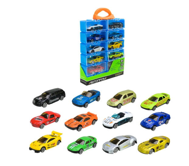 Ігровий набір машинок ToyCloud у кейсі 10 шт. (2709584760) - фото 10 Ігровий набір машинок ToyCloud у кейсі 10 шт. (2709584760) - фото 10