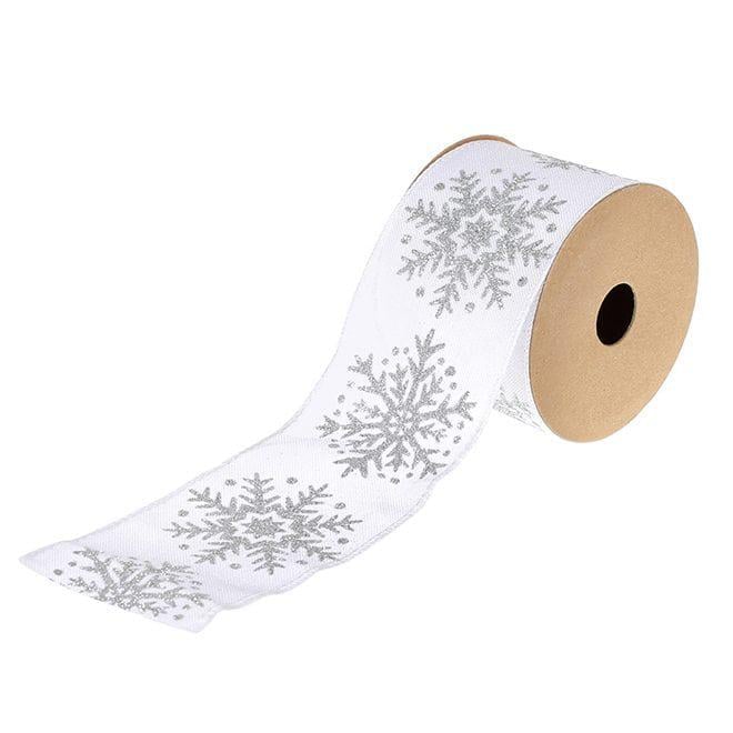 Лента декоративная Flora Белый (12183)