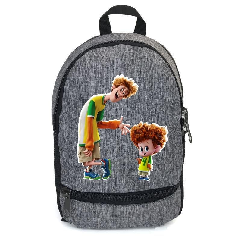Школьный рюкзак подростковый Cappuccino Toys MSR 002-gry с принтом Монстры на каникулах 12,5 л Серый (1658851592)