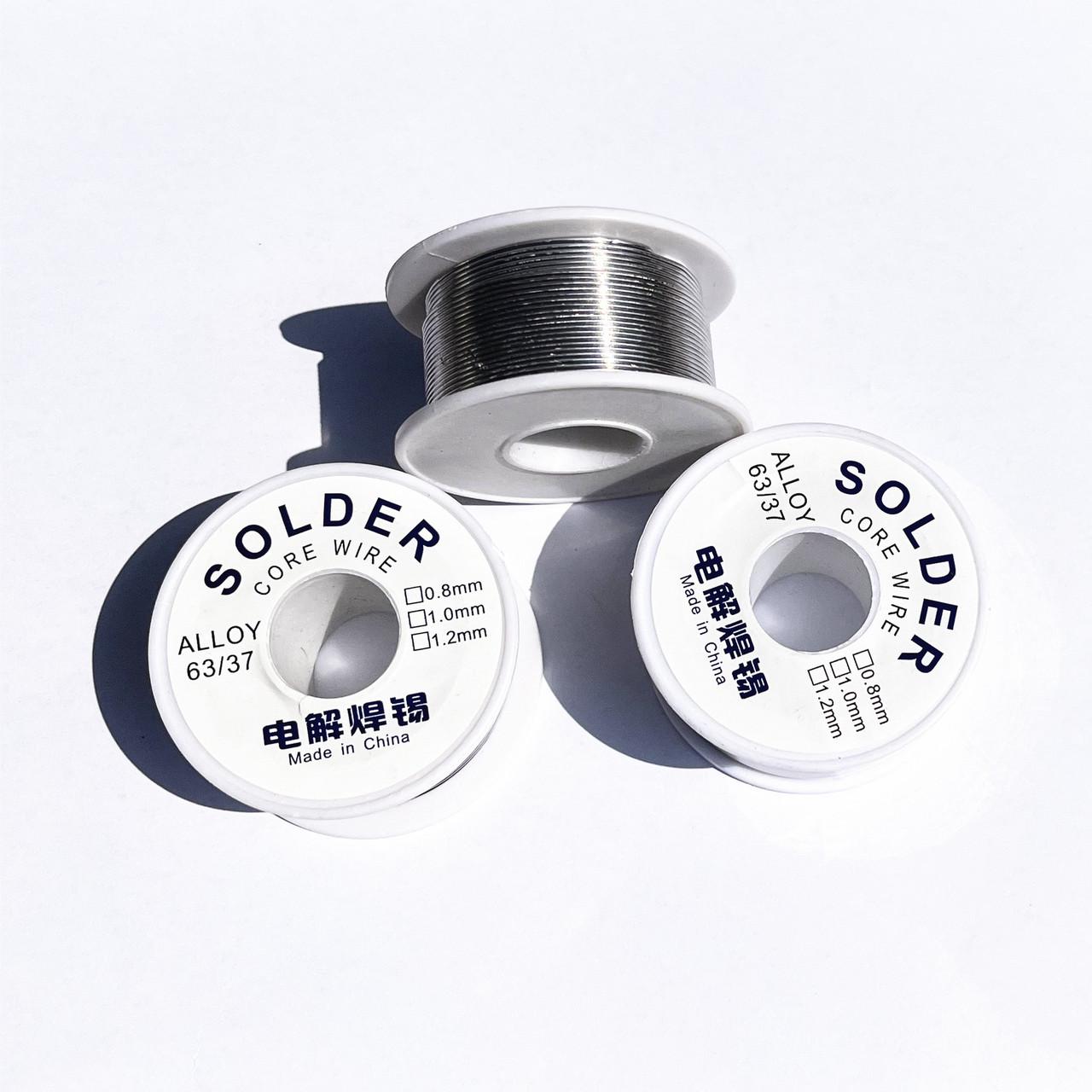 Припій з каніфоллю Solder Core Wire d 1 мм 50 г Білий (136942) - фото 3