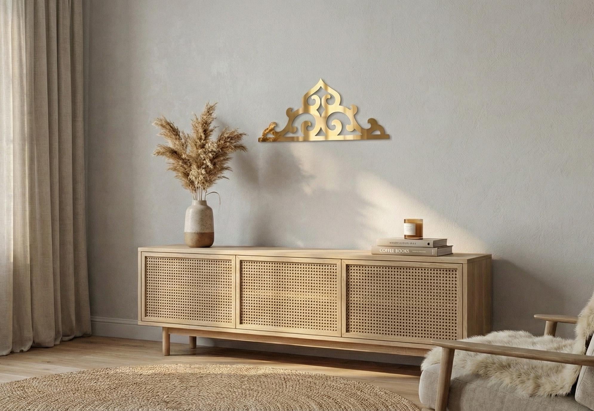 Набор зеркального углового декора DFA для стен и мебели 4 шт. Золотой (YA00087-1-G)