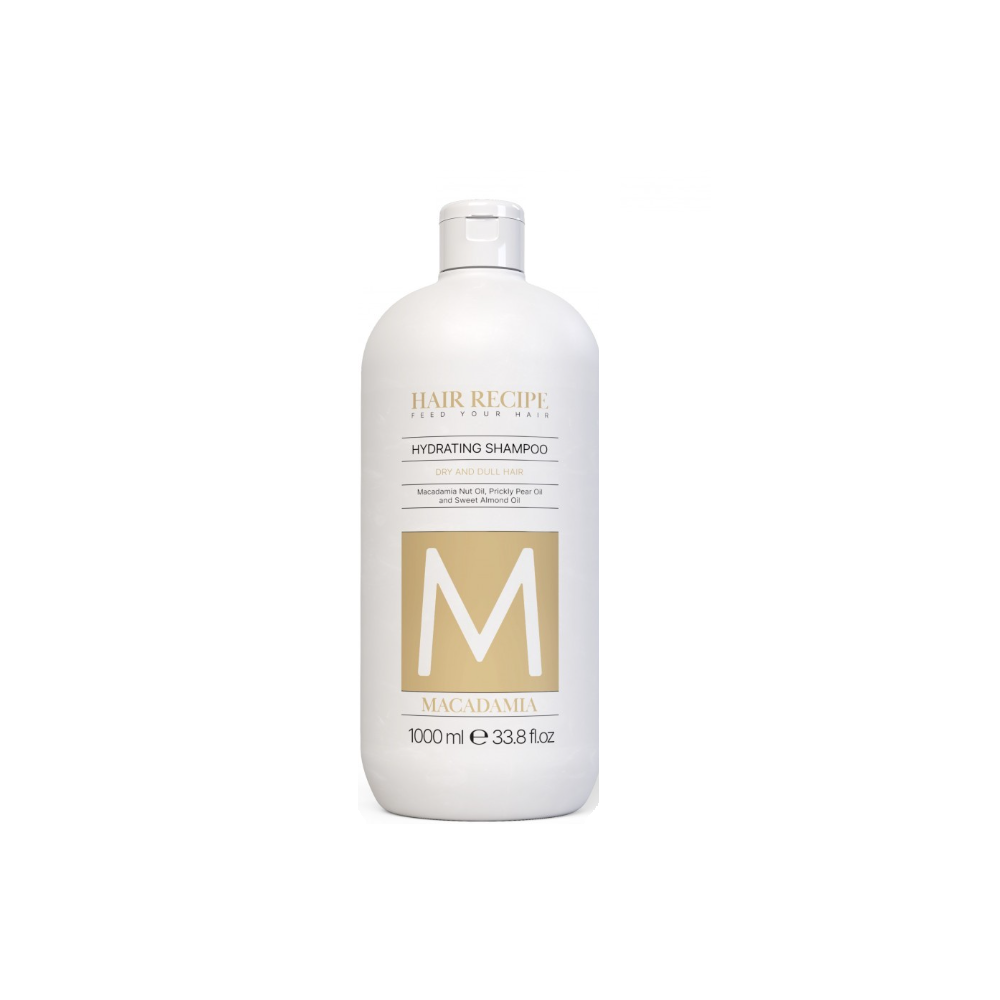 Шампунь зволожуючий для сухого, тьмяного волосся Maxy Look Macadamia 1000 мл