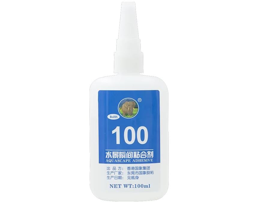 Супер-клей аквариумный прозрачный Guoelephant Aquascape Adhesive clear glue 100 г (SGE-100G)